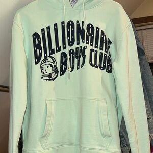 Billionaire Boys Club Mint Hoodie with Navy Logo
